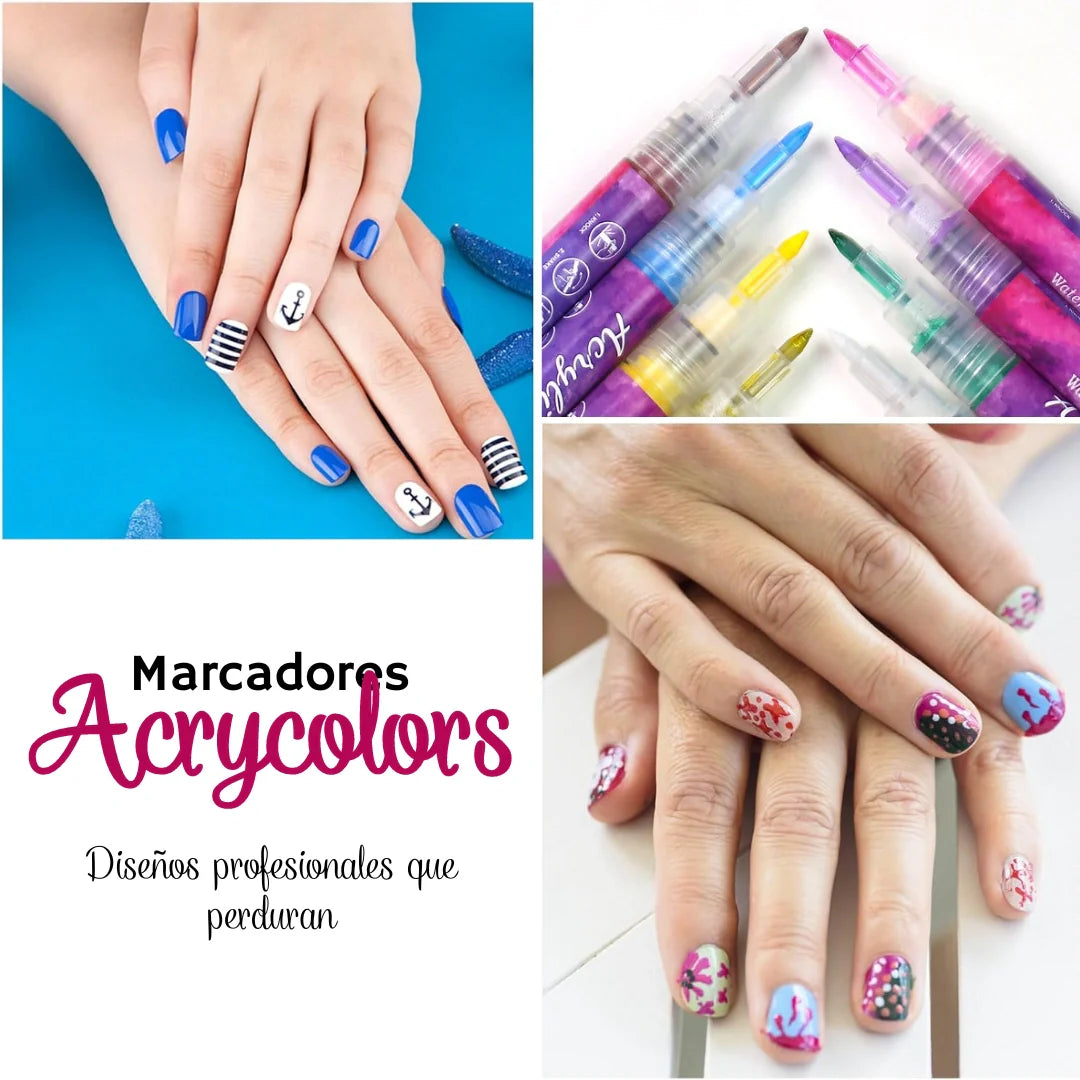 ACRYCOLORS MARKERS - NAIL ART